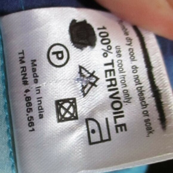 Vtg La Leela Womens Hawaiian Beach Shirt L Tropical Palm Print 100% Terivoile - Picture 6 of 6